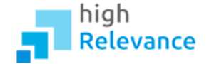 high relevance logo transparencia